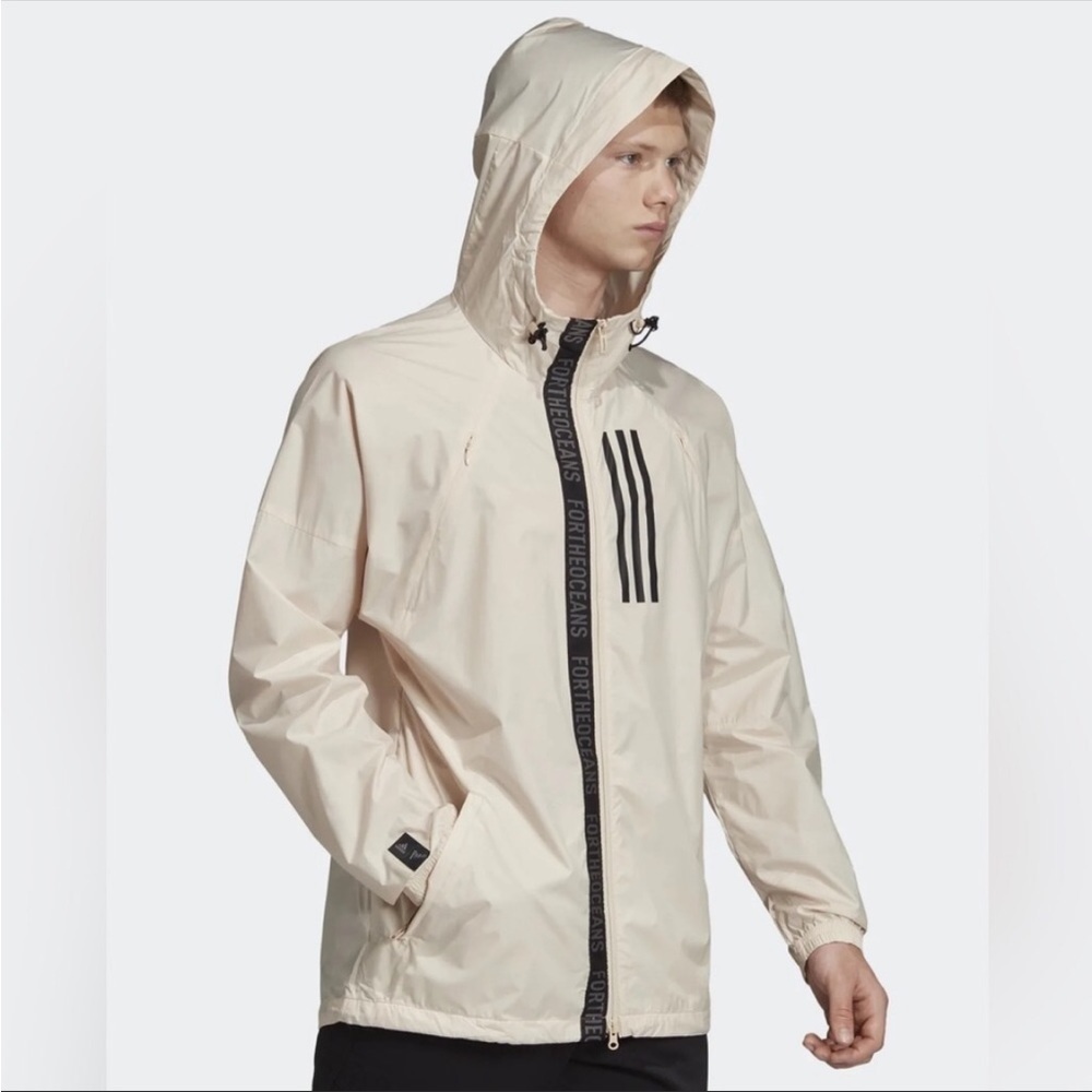 Adidas Men's Parley Wind Jacket Size Small - Picture 2 of 13